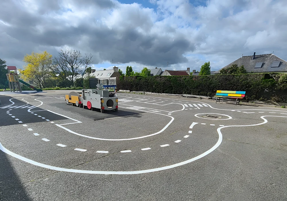 Ams Signal Marquage Au Sol A Kervignac Pres De Lorient Mobilier Urbain